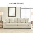 Bowery Hill Polyester Contemporary Corner-blocked frame Sofa