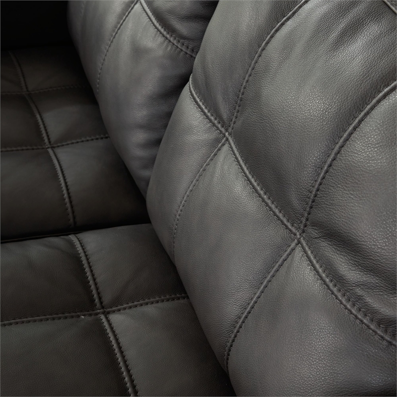 Bowery Hill Corner-blocked frame Sofa with Exposed feet and Faux Wood Finish