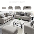 Bowery Hill Contemporary Corner-blocked frame Flannel Oversized Chair