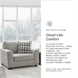 Bowery Hill Contemporary Corner-blocked frame Flannel Oversized Chair