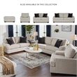 Bowery Hill Polyester Contemporary Corner-blocked frame Pebble Chair