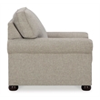 Bowery Hill Polyester Traditional Corner-blocked frame Dune Chair