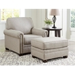 Bowery Hill Polyester Traditional Corner-blocked frame Dune Chair