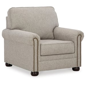 Bowery Hill Polyester Traditional Corner-blocked frame Dune Chair