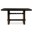 Bowery Hill Contemporary Dark Brown Counter Height Dining Table
