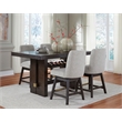 Bowery Hill Contemporary Dark Brown Counter Height Dining Table