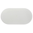 Bowery Hill Contemporary Aluminum White Outdoor Dining Table