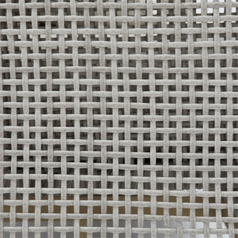 Bowery Hill Wicker / Rattan Coastal Gray Outdoor Sofa with Cushion
