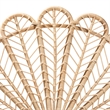 Bowery Hill Modern Bohemian Rattan Queen Size Standalone Headboard