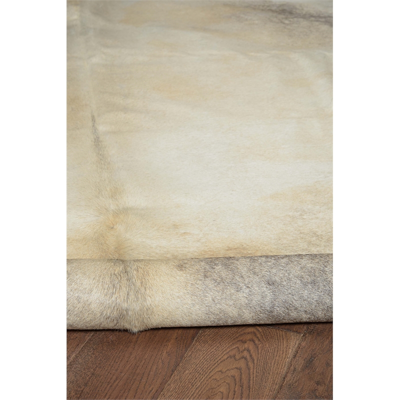 Bowery Hill Rustic Leather Natural Light Brindle Full Skin in Brown