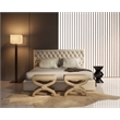 Bowery Hill Rustic Leather Natural Light Brindle Full Skin in Brown