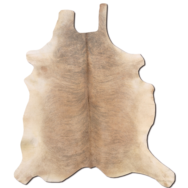 Bowery Hill Rustic Leather Natural Light Brindle Full Skin in Brown