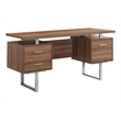 Bowery Hill Computer Desk Home Office Laptop Storage Drawers 60