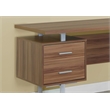 Bowery Hill Computer Desk Home Office Laptop Storage Drawers 60