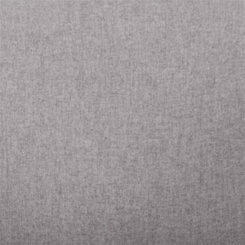 Bowery Hill Contemporary Fabric Adjustable Bar Stool in Gray