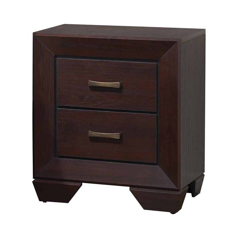 Bowery Hill 4-Piece Wood California King Panel Bedroom Set in Cocoa