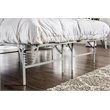 Bowery Hill Transitional Metal Full Bed Frame in Silver Finish
