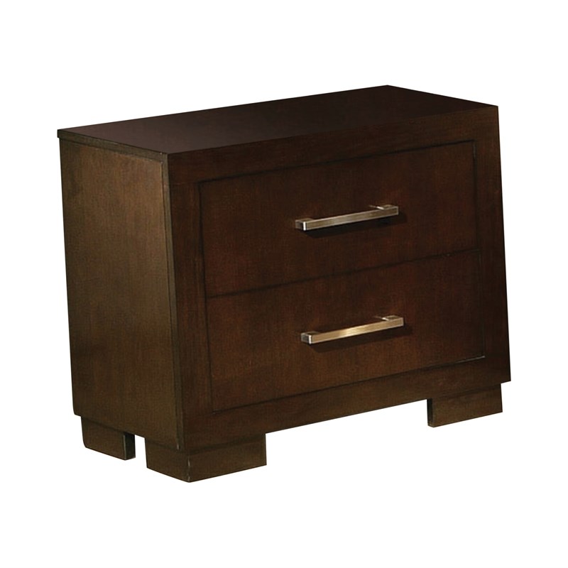 Bowery Hill 4-Piece Wood Eastern King Storage Bedroom Set in Cappuccino