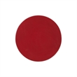 Bowery Hill Contemporary Round Wood End Table with Shelf in Red