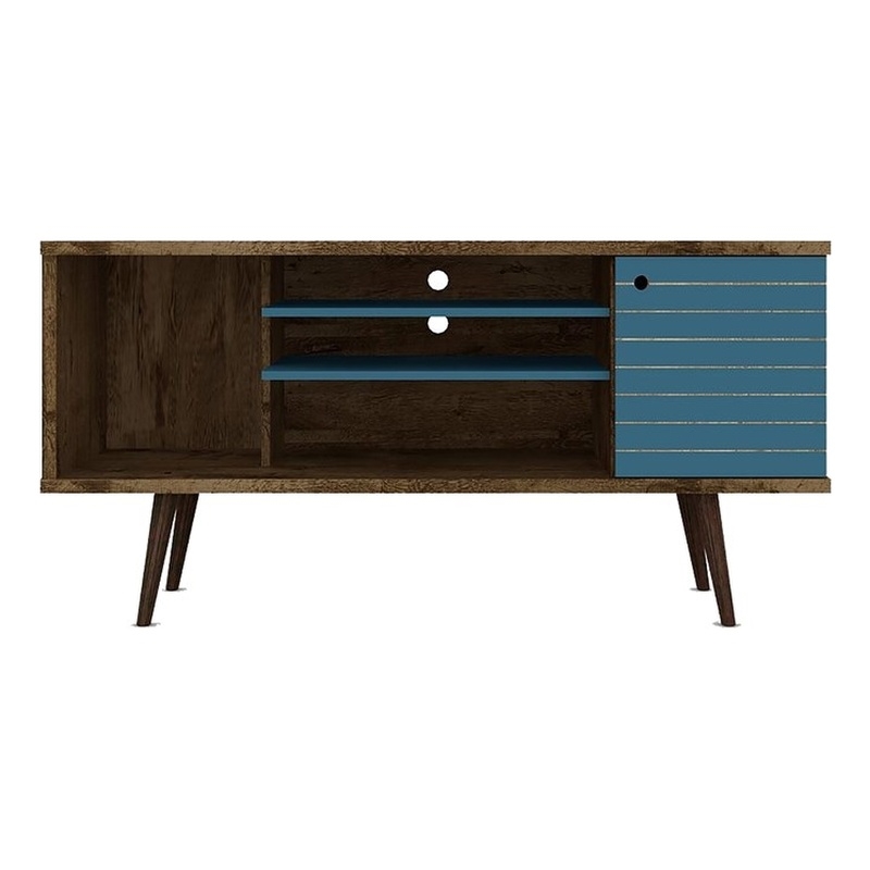 Bowery Hill Mid-Century Wood TV Stand for TVs up to 50