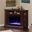 Bowery Hill Contemporary Color Changing Electric Fireplace in Cherry