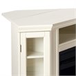 Bowery Hill Contemporary Color Changing Electric Fireplace in Ivory