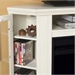 Bowery Hill Contemporary Color Changing Electric Fireplace in Ivory