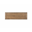Bowery Hill Farmhouse Solid Wood 2 Drawer Sofa Console Table Natural