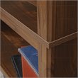 Bowery Hill Engineered Wood 5-Shelf Bookcase in Grand Walnut