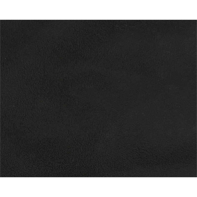 Bowery Hill Polyester Black Ottoman Rectangular Firmly Cushioned 31
