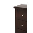 Bowery Hill Transitional 6 Drawer Dresser in Espresso Finish