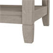 Bowery Hill 5 Shelf Bookcase Set in Washed Gray - Engineered Wood