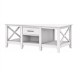 Bowery Hill Coffee Table with Storage in Pure White Oak - Engineered Wood