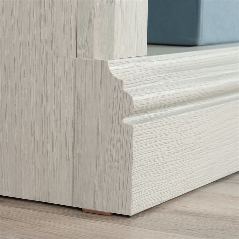 Bowery Hill Transitional Engineered Wood 5-Shelf Bookcase in Glacier Oak