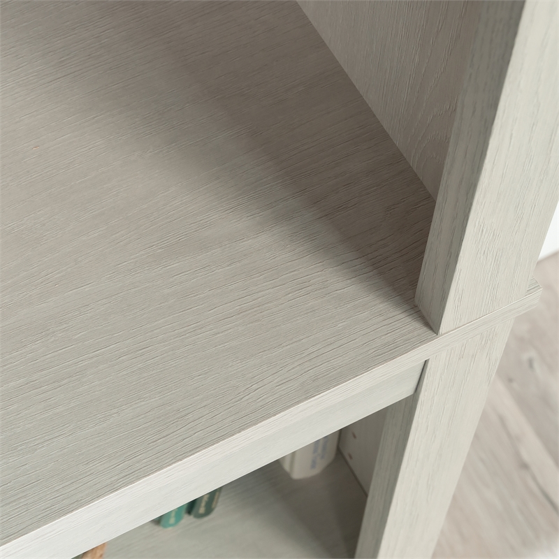 Bowery Hill Transitional Engineered Wood 5-Shelf Bookcase in Glacier Oak