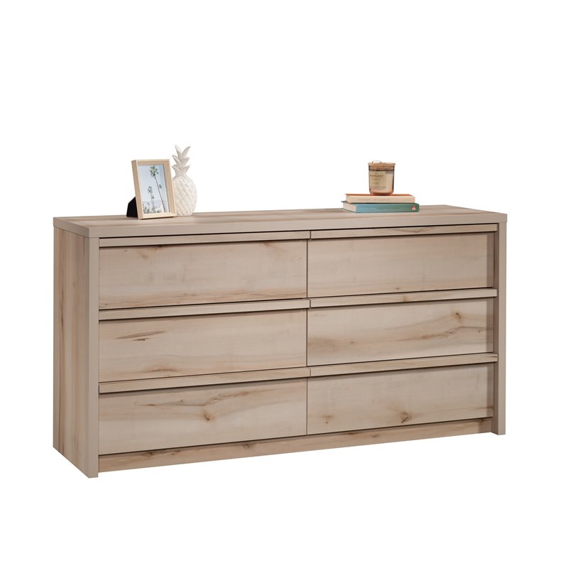 Bowery Hill Engineered Wood Bedroom Dresser in Pacific Maple