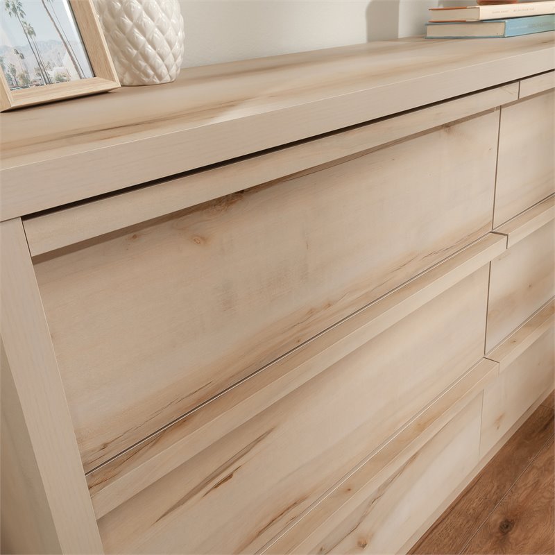 Bowery Hill Engineered Wood Bedroom Dresser in Pacific Maple