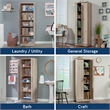 Bowery Hill Engineered Wood Storage Cabinet in Pacific Maple