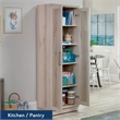 Bowery Hill Engineered Wood Storage Cabinet in Pacific Maple