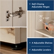 Bowery Hill Engineered Wood Storage Cabinet in Pacific Maple