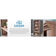 Bowery Hill Transitional Engineered Wood 5-Shelf Bookcase in Laurel Oak