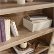 Bowery Hill Engineered Wood 5-Shelf Bookcase in Pacific Maple