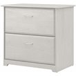 Bowery Hill 2 Drawer Lateral File Cabinet in Linen White Oak - Engineered Wood