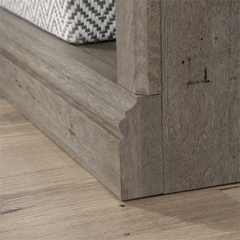 Bowery Hill Modern Engineered Wood 5-Shelf Bookcase in Mystic Oak