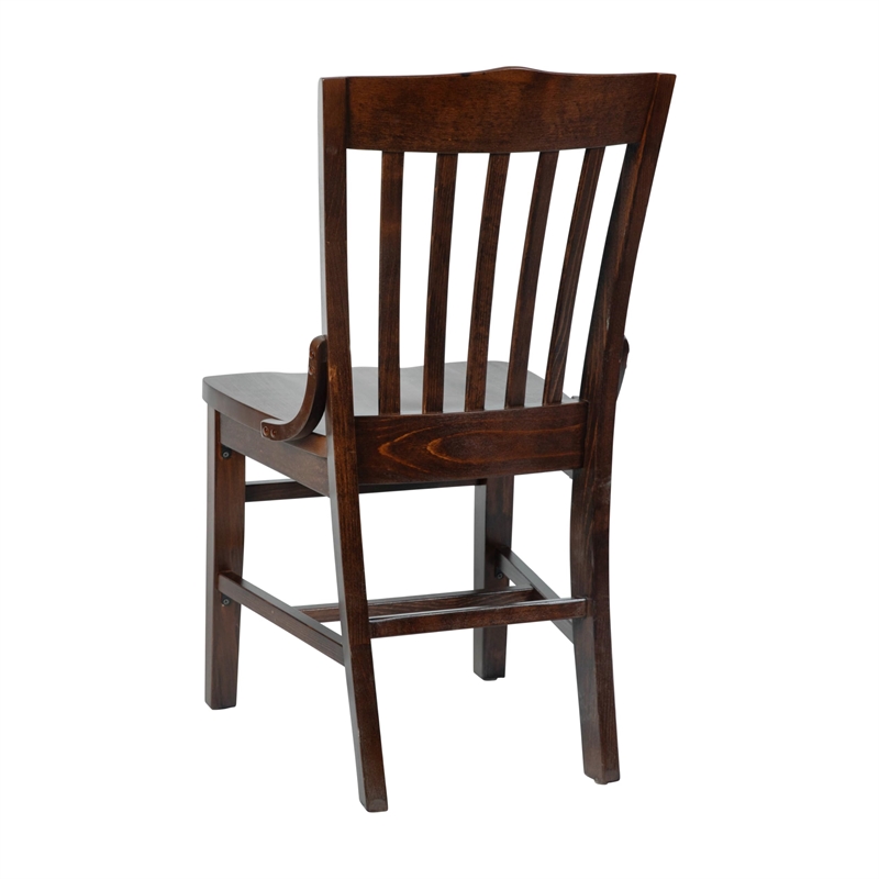 Bowery Hill Modern / Contemporary Dining Side Chair in Walnut
