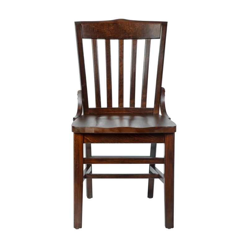 Bowery Hill Modern / Contemporary Dining Side Chair in Walnut