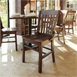 Bowery Hill Modern / Contemporary Dining Side Chair in Walnut