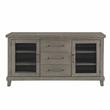 Bowery Hill Modern / Contemporary Washed Gray Wood 3-Drawer Server