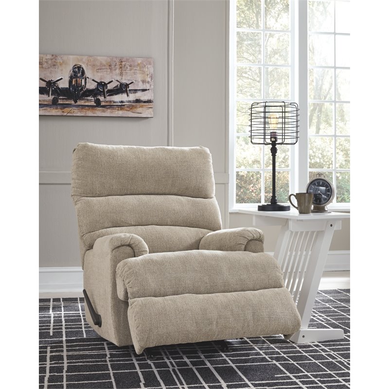 Bowery Hill Modern / Contemporary Rocker Recliner in Dusk Finish