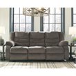 Bowery Hill Modern / Contemporary Reclining Sofa in Gray Finish